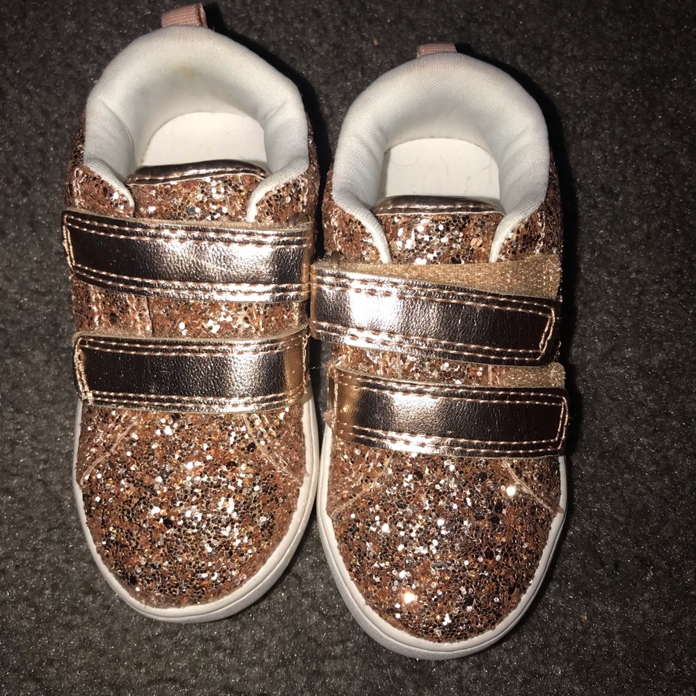 Peach colored shoes
